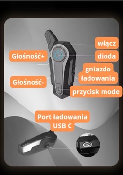 Мотоциклетный домофон MOTOM Intercom для шлема и мотоцикла