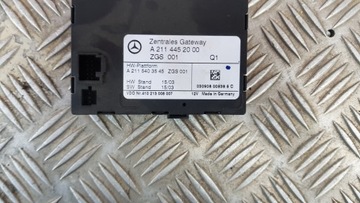 MERCEDES W211 ŘÍZENÍ ZÁMKU GATEWAY A2114452000