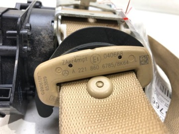 РЕМЕНЬ БЕЗОПАСНОСТИ ПЕРЕДНИЙ ЛЕВ MERCEDES W221 A2218606785 05-13