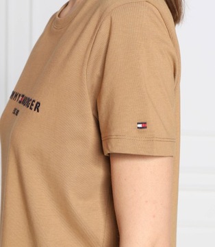 T-shirt damski okrągły dekolt Tommy Hilfiger rozmiar XS