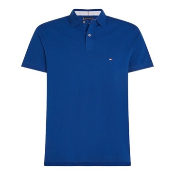 TOMMY HILFIGER MĘSKA KOSZULKA POLO 1985 REGULAR POLO KOBALTOWA r.L