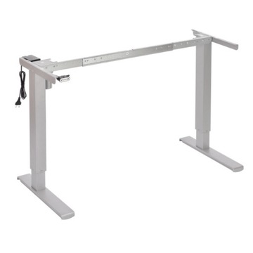 Biurko z regulacją wysokości MoveAble Desk srebrne