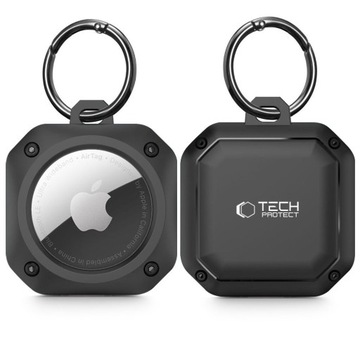 ETUI TECH-PROTECT ROUGH PRO DO APPLE AIRTAG CZARNE