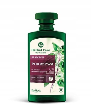 FARMONA HERBAL CARE SZAMPON POKRZYWA TŁUSTE 330ML