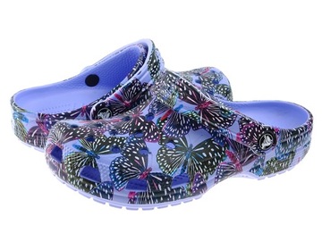 Klapki Crocs Butterfly 208257-5Q7 moon jelly 37/38