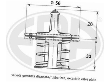 ERA 350280A TERMOSTAT KAPALINA CHLADÍCÍ