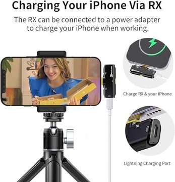 БЕСПРОВОДНОЙ МИКРОФОН LARK C1 DUO НА ЗАЖИМЕ ДЛЯ IPHONE HOLYLAND