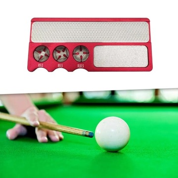 Инструмент для формирования кончика бильярдного кия, бассейн для шлифования кончика кия, обслуживание кия красный