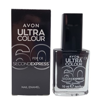 Лак для ногтей POWER BLACK Быстросохнущий AVON 60 Second Expres 46037