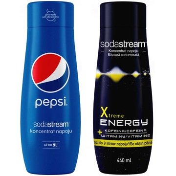Pepsi + Energy zestaw koncentrat syrop SodaStream