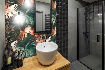 Płytka ceramiczna liście Zanzibar 8 elementów