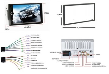 РАДИО 2 DIN BT FULL HD MP3 USB MIRROR LINK ANDROID