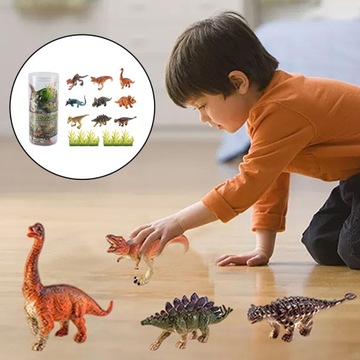 Статуэтки, имитирующие животных Игрушки Украшение стола Развивающая игрушка 18 шт.