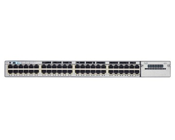 WS-C3750X-48T-S 48x1GE RJ45 PSU 350W AC IP Base L3 Cisco 3750-X Switch