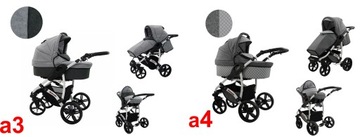 ДЕТСКАЯ КОЛЯСКА ALLIVIO 3В1 ЛЕН КАРЕКС