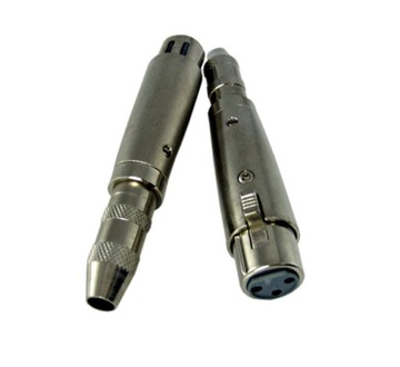 adapter gniazdo jack 6,3 mono / gniazdo 3 pin XLR