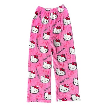 SPODNIE OD PIŻAMY HELLO KITTY MIĘKKIE I WYGODNE,M