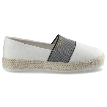 Białe Espadryle Big Star Lekkie Damskie Buty