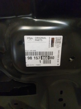 PEUGEOT 2008 12- VÍKO KUFRU ZADNÍ ORIG. 9815786080