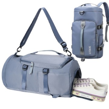 TORBA PLECKA 2W1 torba fitness NA SIŁOWNIĘ TORBA SPORTOWA damska męska