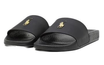 Klapki męskie POLO RALPH LAUREN czarne - 49