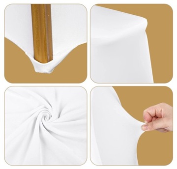 БЕЛЫЙ СВАДЕБНЫЙ БАНКЕТНЫЙ ЧЕХОЛ ДЛЯ СТУЛА