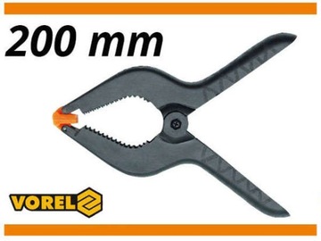 СТОЛЯРНЫЕ ПРУЖИННЫЕ ЗАЖИМЫ 200ММ VOREL