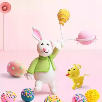 ПЛАСТИКИН SENSO ПЕНА ПОЛИМЕРНАЯ ГЛИНА 12 шт.