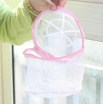 WOREK KOSZYK DO PRANIA bielizny STANIKÓW BIUSTONOSZY zamek DO PRALKI