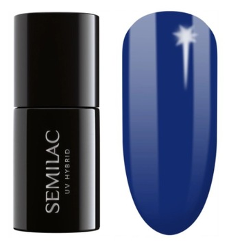 308 SEMILAC LAKIER HYBRYDOWY FESTIVE BLUE 7 ML
