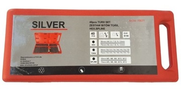Набор бит Torx Spline HEX 40, футляр