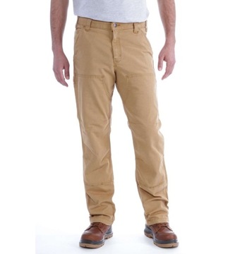 CARHARTT spodnie Double Front Flex brązowe 38/32