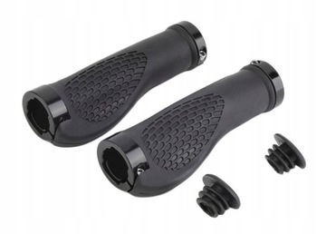 ВИНТОВЫЕ ВЕЛОСИПЕДНЫЕ РУЧКИ ЭРГОНОМИЧНАЯ РУЧКА ЧЕРНЫЕ ПРОТИВОСКОЛЬЗЯЩИЕ РУЧКИ