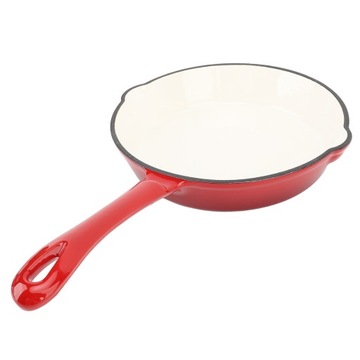 Emaliowana patelnia Patelnia żeliwna Nonstick Kuchnia Patelnia Grill M0