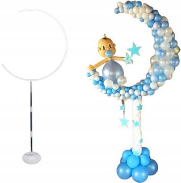 Рамка-подставка для воздушных шаров на свадьбу, день рождения, круглая XXL