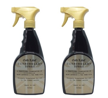 SPRAY ODSTRASZAJĄCY MUCHY KOMARY DLA KONI CITRONELLA GOLD LABEL 1000ml HIT