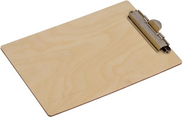 Drewniana clipboard deska z klipsem podkładka A5