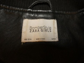 kurtka skórzana Zara Girls BOMBER STYLE 164 cm