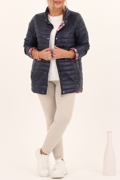 КУРТКА ПЕРЕХОДНАЯ ТОНКАЯ, БОЛЬШИХ РАЗМЕРОВ, СТЕГАНАЯ, ЛЕГКАЯ, С ВОРОТНИКОМ-СТОЙКОЙ, ЛЕГКАЯ