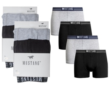MUSTANG bokserki męskie bawełna 4PAK r. M