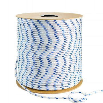 Полипропиленовая веревка Плетеная морская веревка Универсальная белая 8 мм 30 м