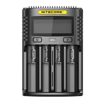 Ładowarka Nitecore UMS4 Micro-USB 3A 4xAA, AAA, 18650, 21700, CR123