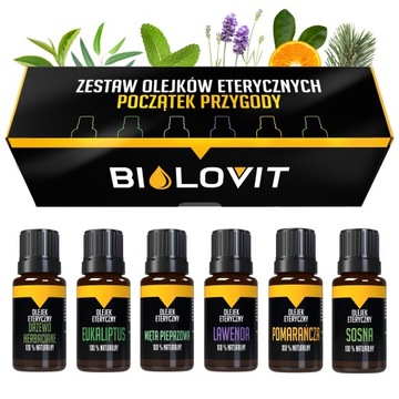 Zestaw olejków eterycznych Początek Przygody Bilovit 6x10ml