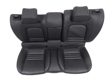 Fotele Elektryczne + Kanapa Skóra Czarne Peugeot 407 Coupe 2005-2011 Europa