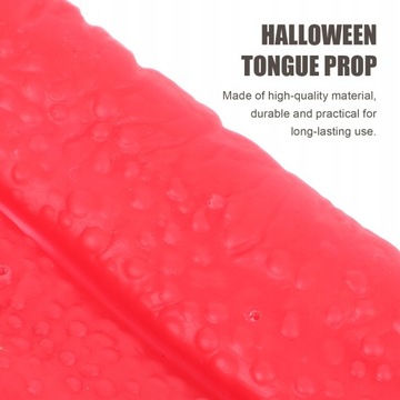 Поддельный искусственный красный длинный язык 3шт.