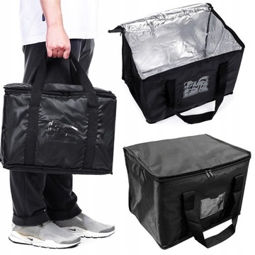 Torba termiczna dozzlor) Lunch box czarny 50 l
