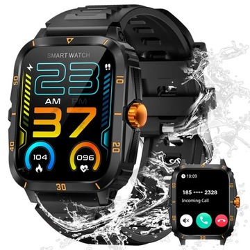 Открытый Военный Водонепроницаемые Смарт-часы Мужчины Батарея Сердечного ритма Спорт