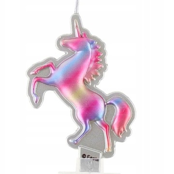 Świeczka na tort Jednorożec Kucyk Urodziny Unicorn
