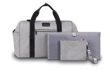 СУМКА ДЛЯ КОЛЯСКИ LIONELO УНИВЕРСАЛЬНАЯ IDA MOMMY BAG СЕРЫЙ БЕТОН