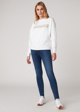 Damska bluza nierozpinana Wrangler HIGH RIB RETRO SWEAT S